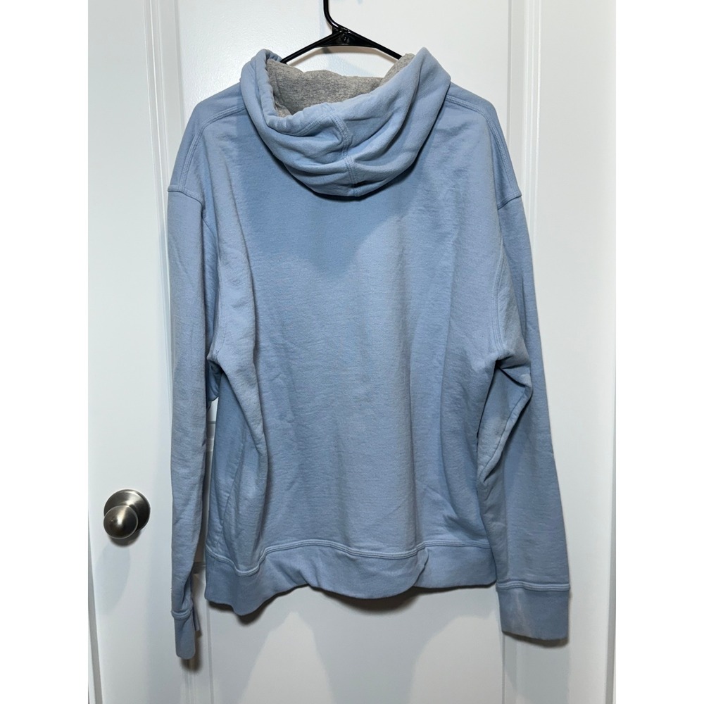 VTG Champion Mens XL Light Blue Pullover Hoodie Sweatshirt Athleticwear Pockets - Picture 2 of 11